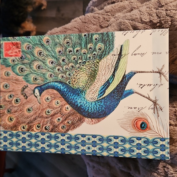 Peacock Design Box - Picture 1 of 7